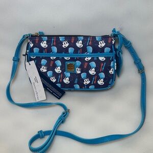 Dooney & Bourke Blue Crossbody Bag with Chef Mickey Design